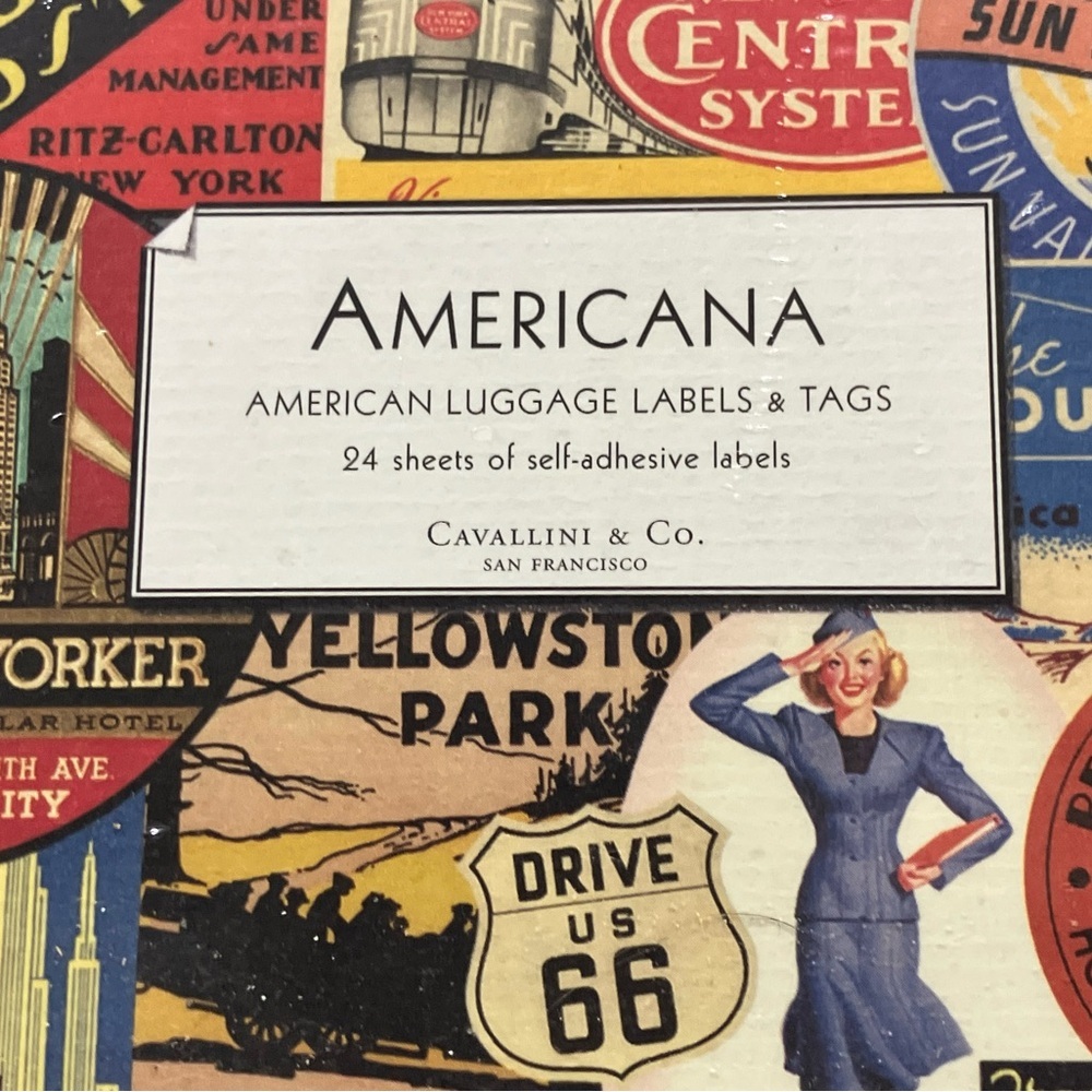 Cavallini Luggage Labels - Picture 4 of 8